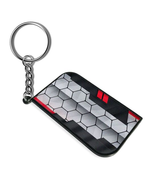 Hexagon Pattern Keychain Zapvi