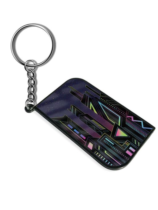 Neon Dreamscape Keychain Zapvi