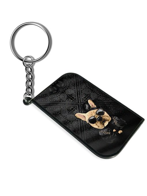 Gangsta Cool Sunglasses Dog Keychain Zapvi