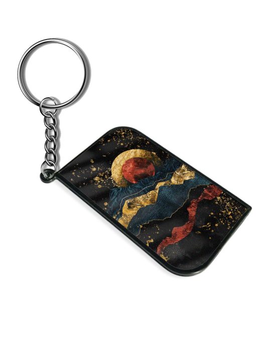 Gold Painting View Keychain Zapvi