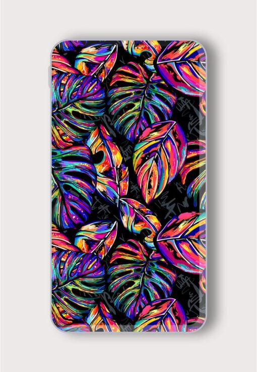 Tropical Seamless Vector Printed Designer 10000 mAh PowerBank Zapvi