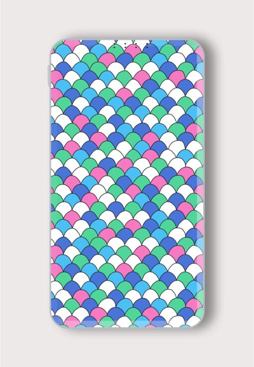 Seamless Wave Pattern Printed Designer 10000 mAh PowerBank Zapvi