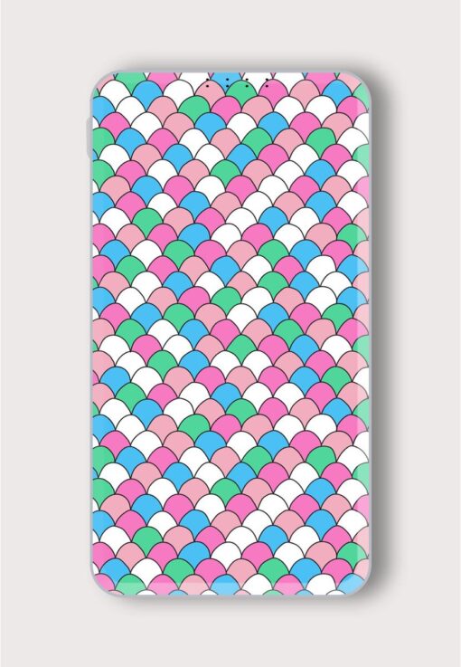 Seamless Wave Pattern Printed Designer 10000 mAh PowerBank Zapvi