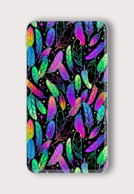 Bright Multicolored Seamless Printed Designer 10000 mAh PowerBank Zapvi