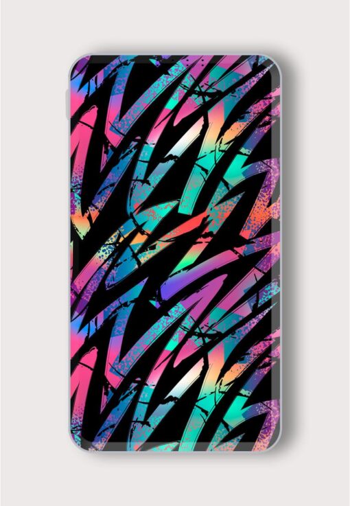 Abstract Seamless Grunge Printed Designer 10000 mAh PowerBank Zapvi