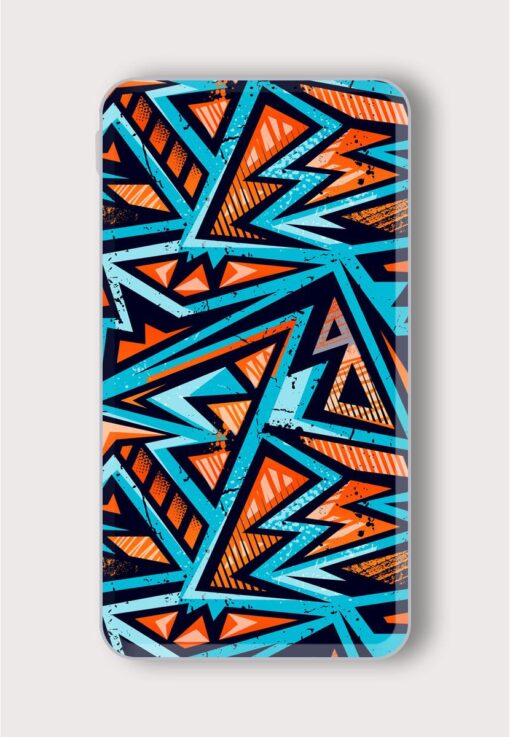 Abstract Seamless Grunge Printed Designer 10000 mAh PowerBank Zapvi