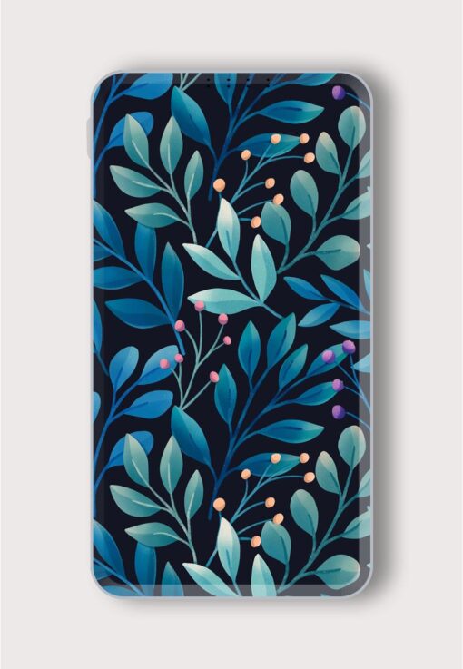 Cute Vector Floral Printed Designer 10000 mAh PowerBank Zapvi