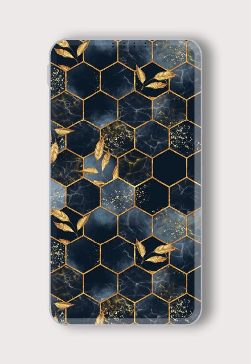 Marble Hexagon Seamless Printed Designer 10000 mAh PowerBank Zapvi