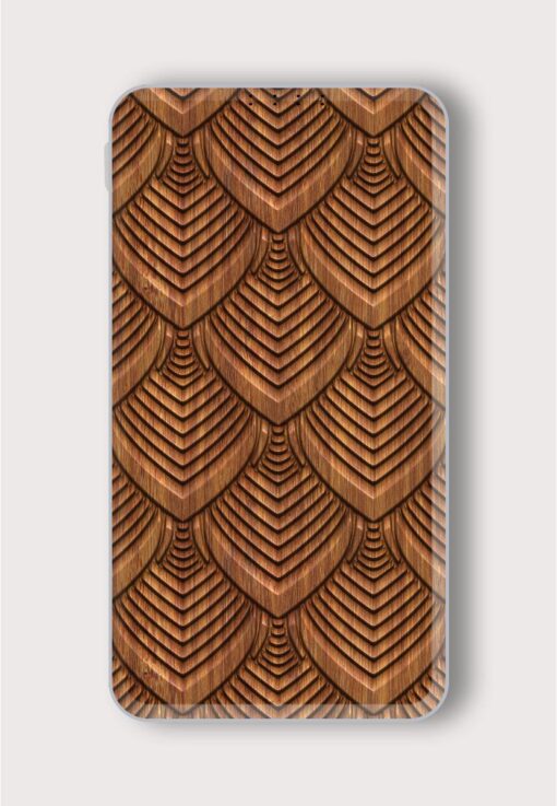 Carved Pattern On Printed Designer 10000 mAh PowerBank Zapvi