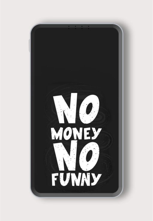 Motivational Quote Funny Printed Designer 10000 mAh PowerBank Zapvi