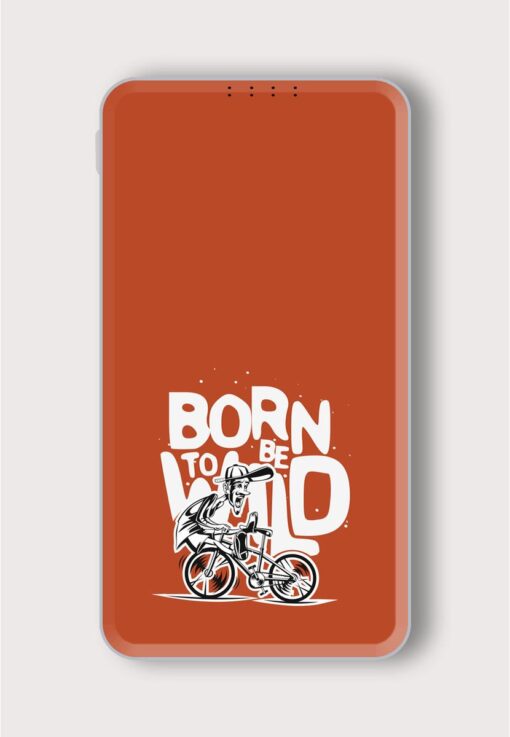 Born Be Wild Printed Designer 10000 mAh PowerBank Zapvi