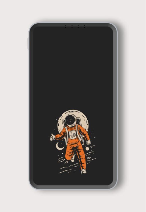 Astronaut On Space Printed Designer 10000 mAh PowerBank Zapvi