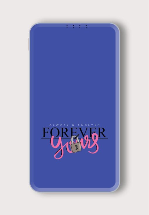 Forever Young Slogan Printed Designer 10000 mAh PowerBank Zapvi