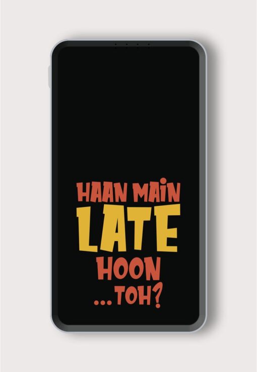 Humorous Hindi Quote Printed Designer 10000 mAh PowerBank Zapvi