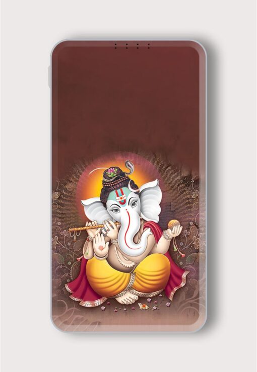 Indian Lord Ganesha Printed Designer 10000 mAh PowerBank Zapvi