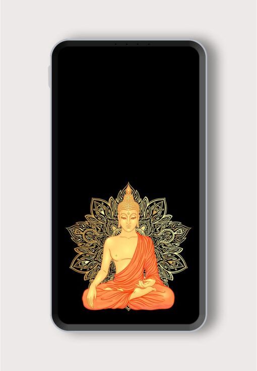 Sitting Buddha Over Printed Designer 10000 mAh PowerBank Zapvi