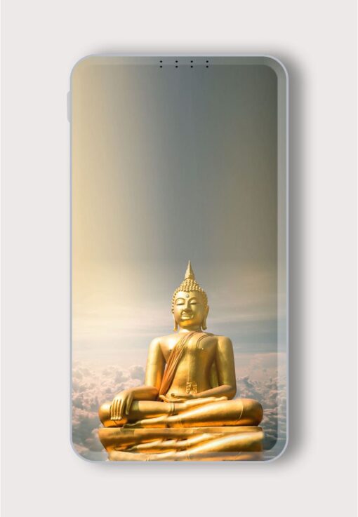 Budha Golden You Printed Designer 10000 mAh PowerBank Zapvi