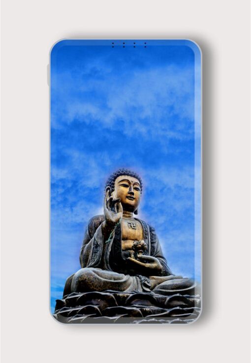 Statue Buddha Sky Printed Designer 10000 mAh PowerBank Zapvi