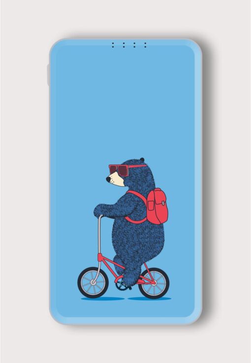 Cute Bear On Printed Designer 10000 mAh PowerBank Zapvi