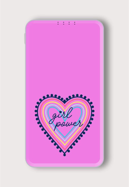 Hand Drawing Heart Printed Designer 10000 mAh PowerBank Zapvi