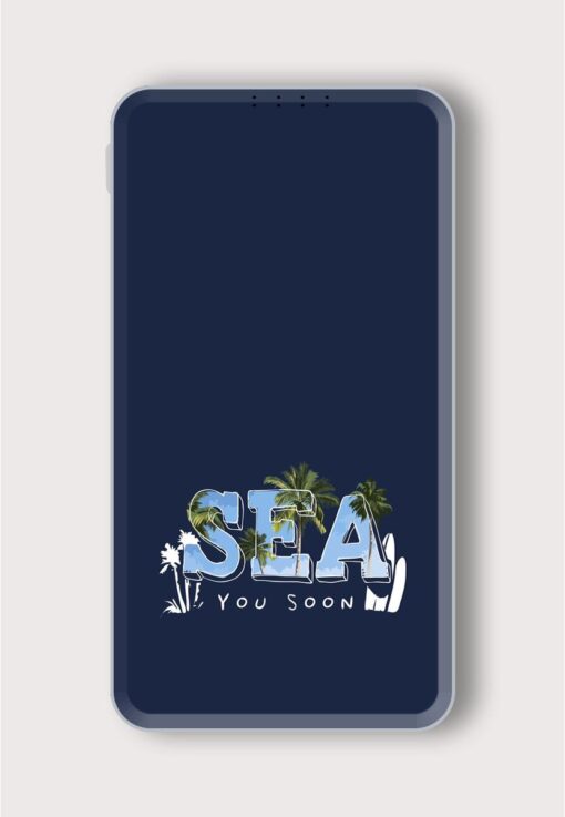 Sea You Soon Printed Designer 10000 mAh PowerBank Zapvi