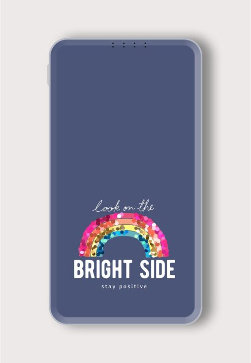 Look On Bright Printed Designer 10000 mAh PowerBank Zapvi