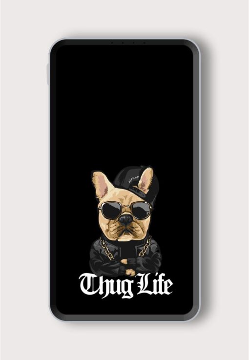 Thug Life Slogan Printed Designer 10000 mAh PowerBank Zapvi