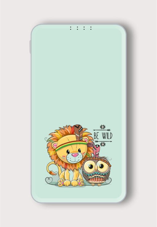 Cute Cartoon Tribal Printed Designer 10000 mAh PowerBank Zapvi