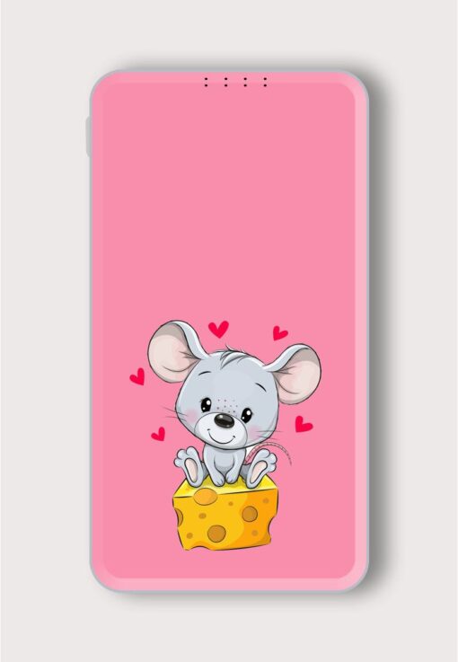 Cute Cartoon Mouse Printed Designer 10000 mAh PowerBank Zapvi