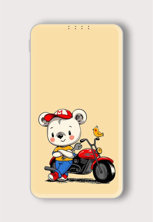 Cute Bear Near Printed Designer 10000 mAh PowerBank Zapvi