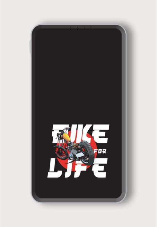 Motorcycles Image Vector Printed Designer 10000 mAh PowerBank Zapvi