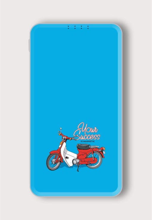 Motorcycles Image Vector Printed Designer 10000 mAh PowerBank Zapvi