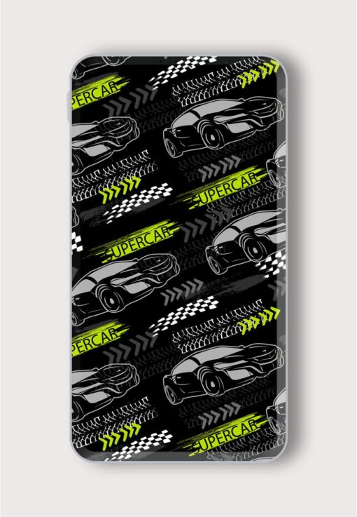 Abstract Seamless Grunge Printed Designer 10000 mAh PowerBank Zapvi