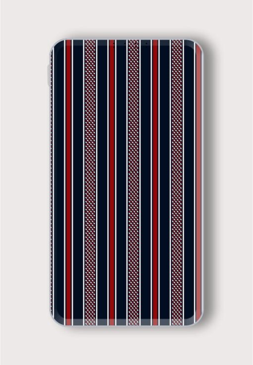 Stripe Seamless Pattern Printed Designer 10000 mAh PowerBank Zapvi