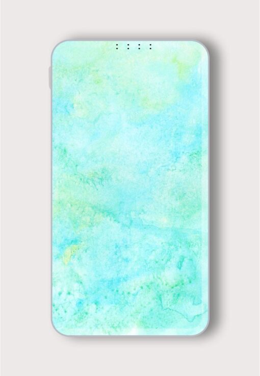 Abstract Watercolor Texture Printed Designer 10000 mAh PowerBank Zapvi