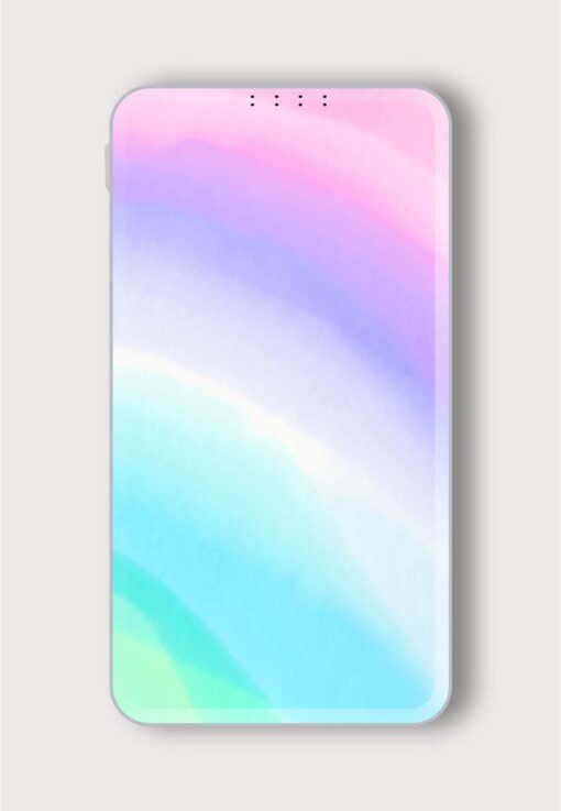 Abstract Colorful Watercolor Printed Designer 10000 mAh PowerBank Zapvi