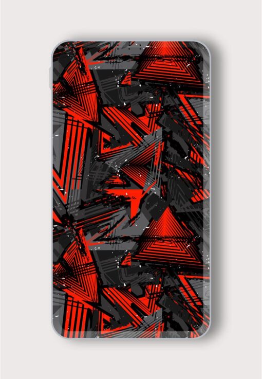 Abstract Seamless Grunge Printed Designer 10000 mAh PowerBank Zapvi