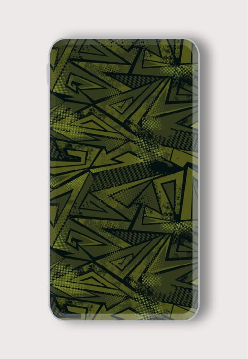 Abstract Seamless Geometric Printed Designer 10000 mAh PowerBank Zapvi