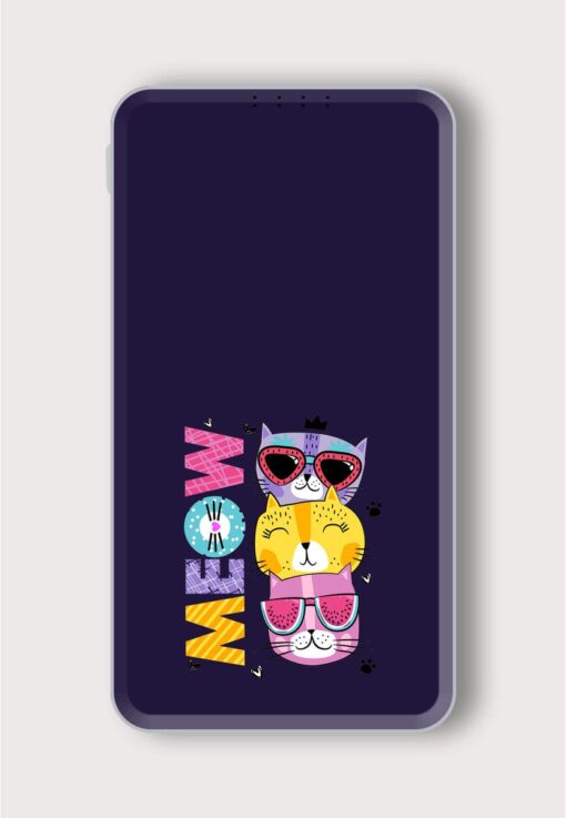 Cute Abstract Illustration Printed Designer 10000 mAh PowerBank Zapvi