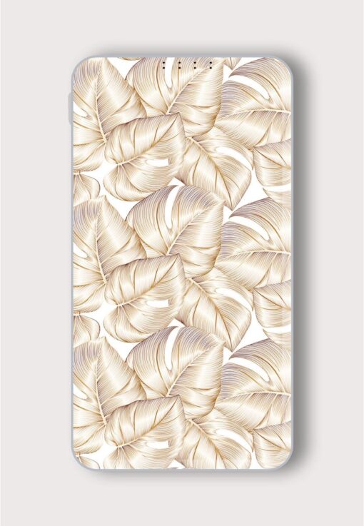 Luxury Seamless Floral Printed Designer 10000 mAh PowerBank Zapvi