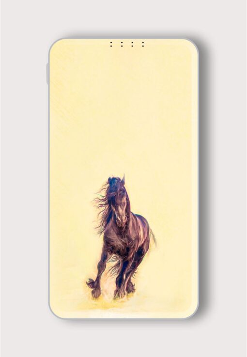 Painting Purebred Arabian Printed Designer 10000 mAh PowerBank Zapvi