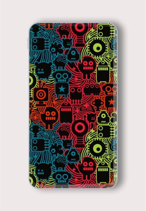 Robot Monsters Cool Printed Designer 10000 mAh PowerBank Zapvi