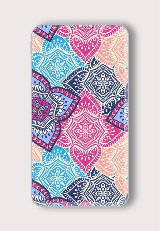 Ethnic Floral Seamless Printed Designer 10000 mAh PowerBank Zapvi