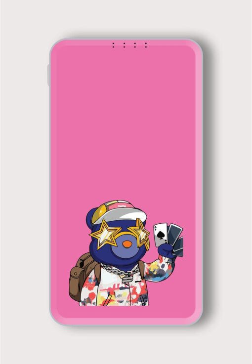 Blue Phanta Bear Printed Designer 10000 mAh PowerBank Zapvi