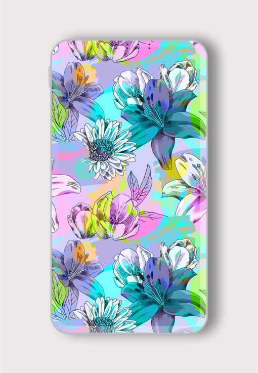 Vector Seamless Abstract Printed Designer 10000 mAh PowerBank Zapvi