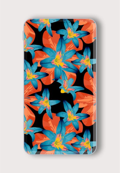 Philippine Flowers Seamless Printed Designer 10000 mAh PowerBank Zapvi