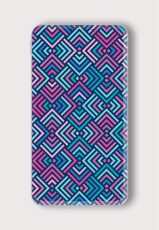 Vector Color Pattern Printed Designer 10000 mAh PowerBank Zapvi