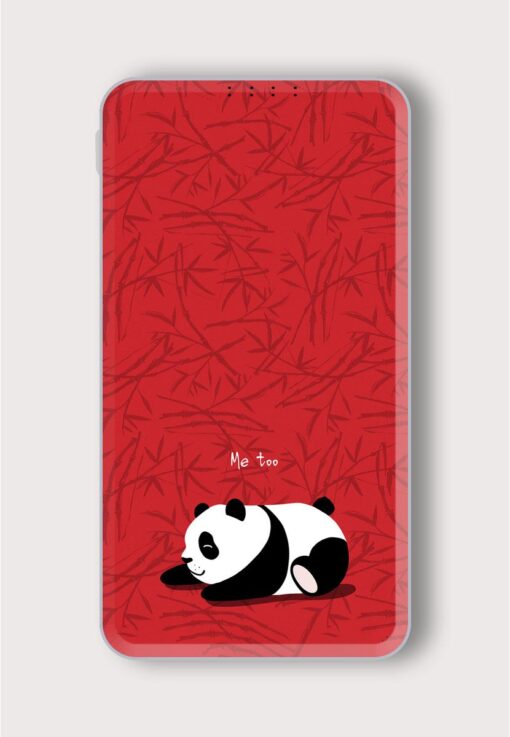 Me Too Panda Printed Designer 10000 mAh PowerBank Zapvi