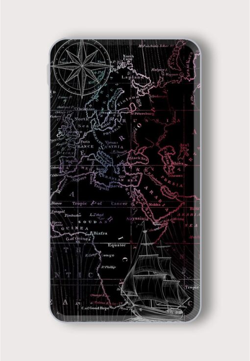 Anciant Map Printed Designer 10000 mAh PowerBank Zapvi