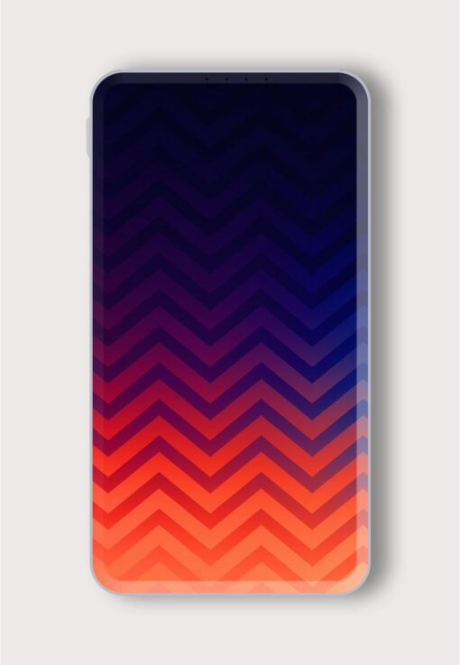 Colorful Wave Printed Designer 10000 mAh PowerBank Zapvi